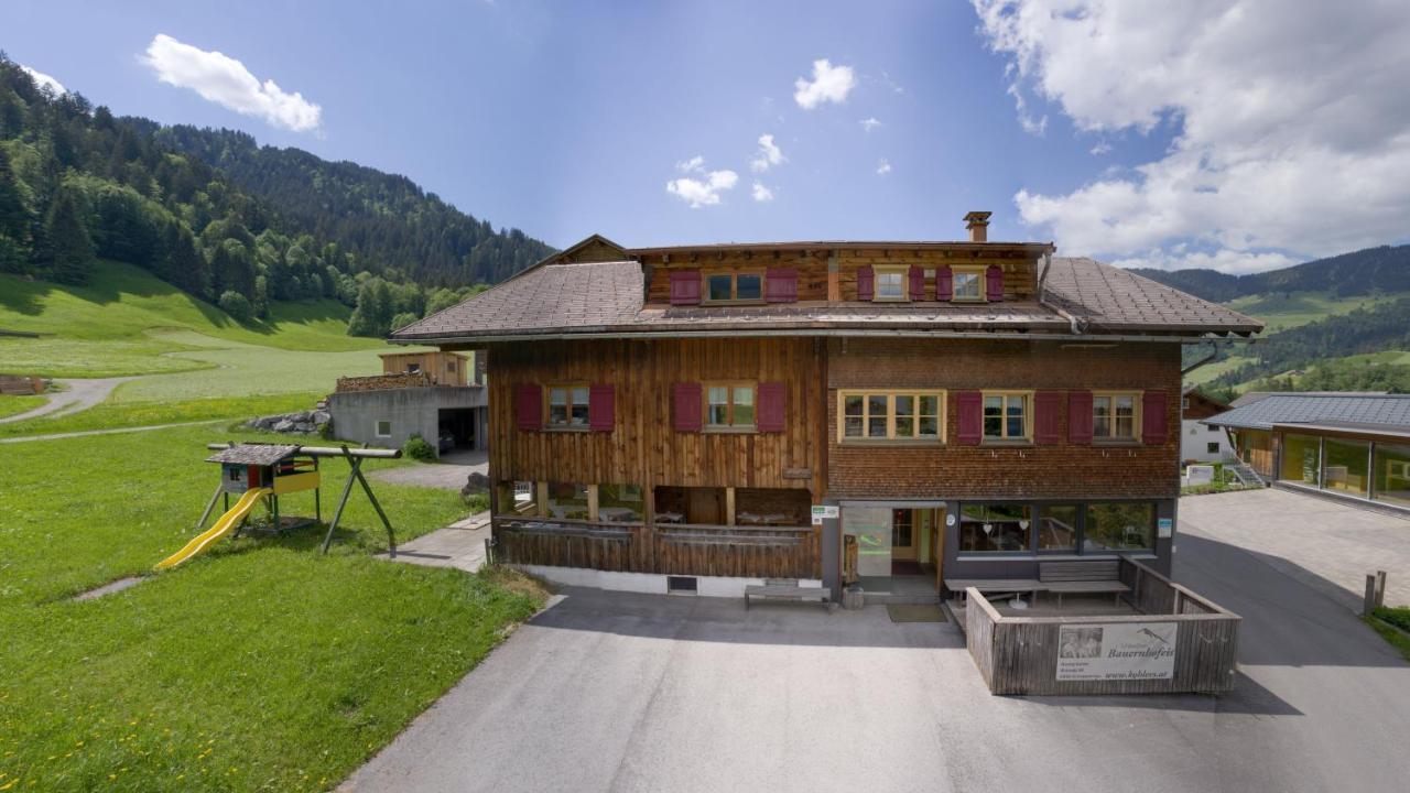 Ferienwohnung Ferienbauernhof Kohler Schoppernau Exterior foto